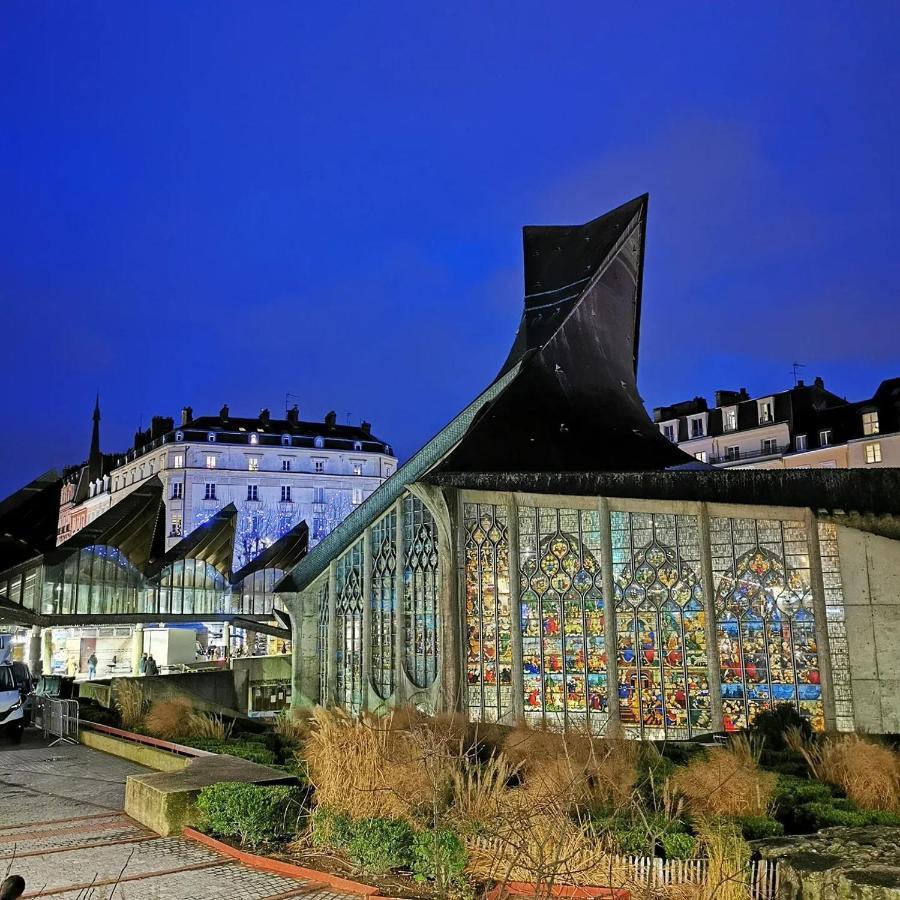 "Le 104" Studio Cosy Proche De Rouen Avec Parking Lägenhet Mont-Saint-Aignan Exteriör bild